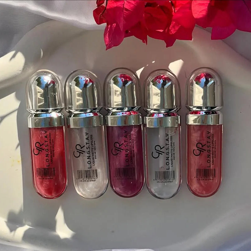 GR Longstay Shimmer Gloss Collection – 5 Shades Set