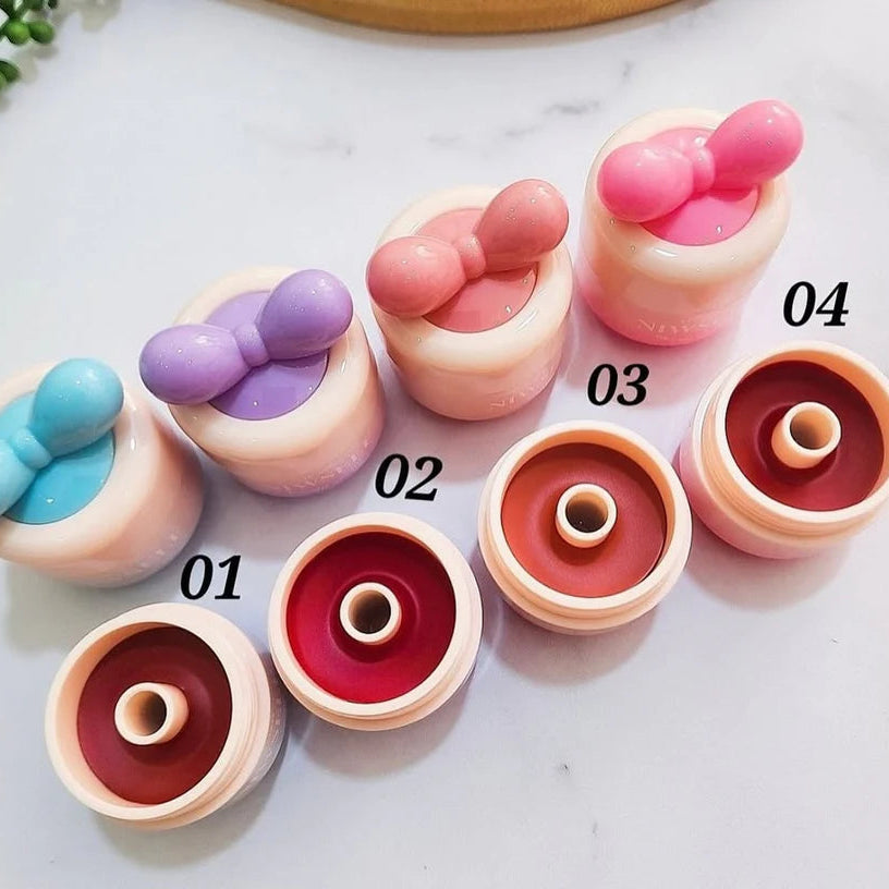 Mocallure Korean Bow knot Lip Mud Mousse