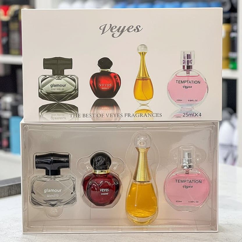 Veyes 4-in-1 perfume gift set - 25ml Each