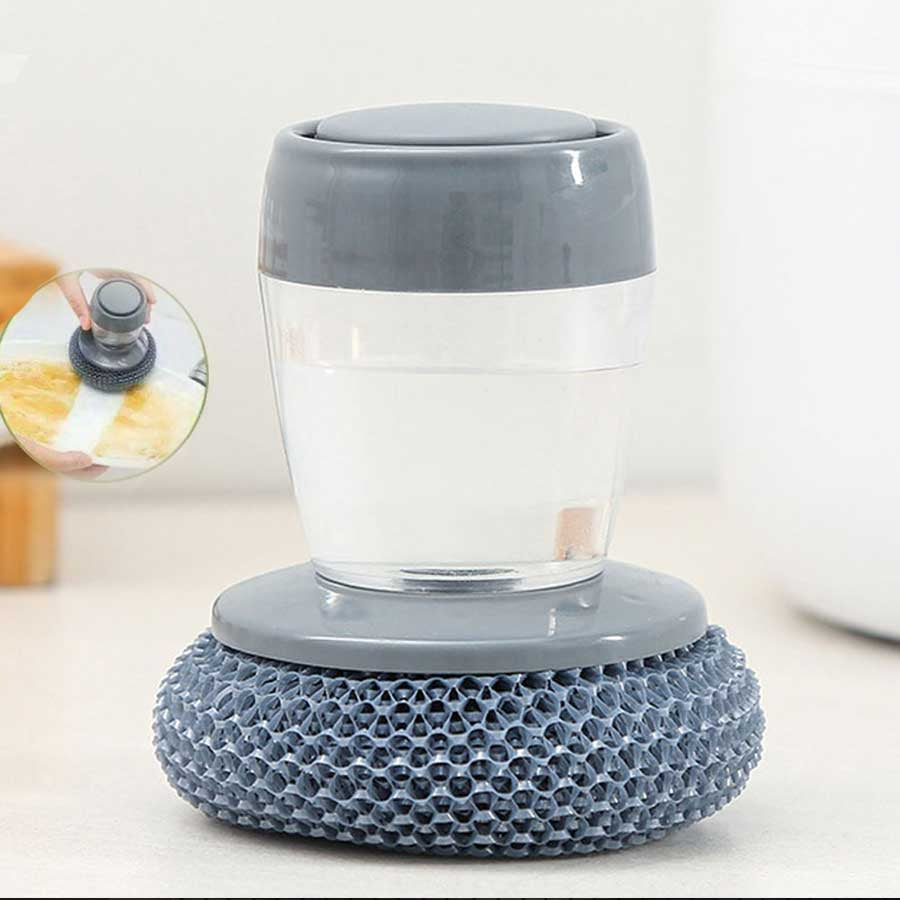 Kitchen Soap Dispensing Palm Brush – Each