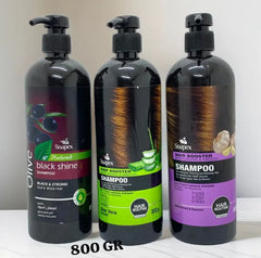Soapex Natural Black Olive Black Shine Shampoo 800gr
