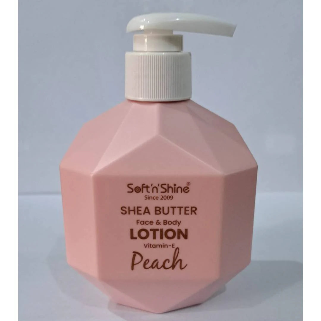 Soft’n’Shine Shea Butter Face & Body Lotion – Vitamin E ( Peach )