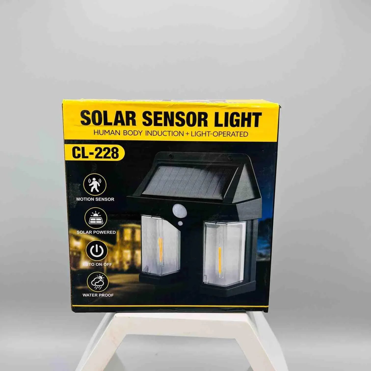 Solar LED Sensor LIGHT Cl 228 Human Body Induction Plus Light Operated