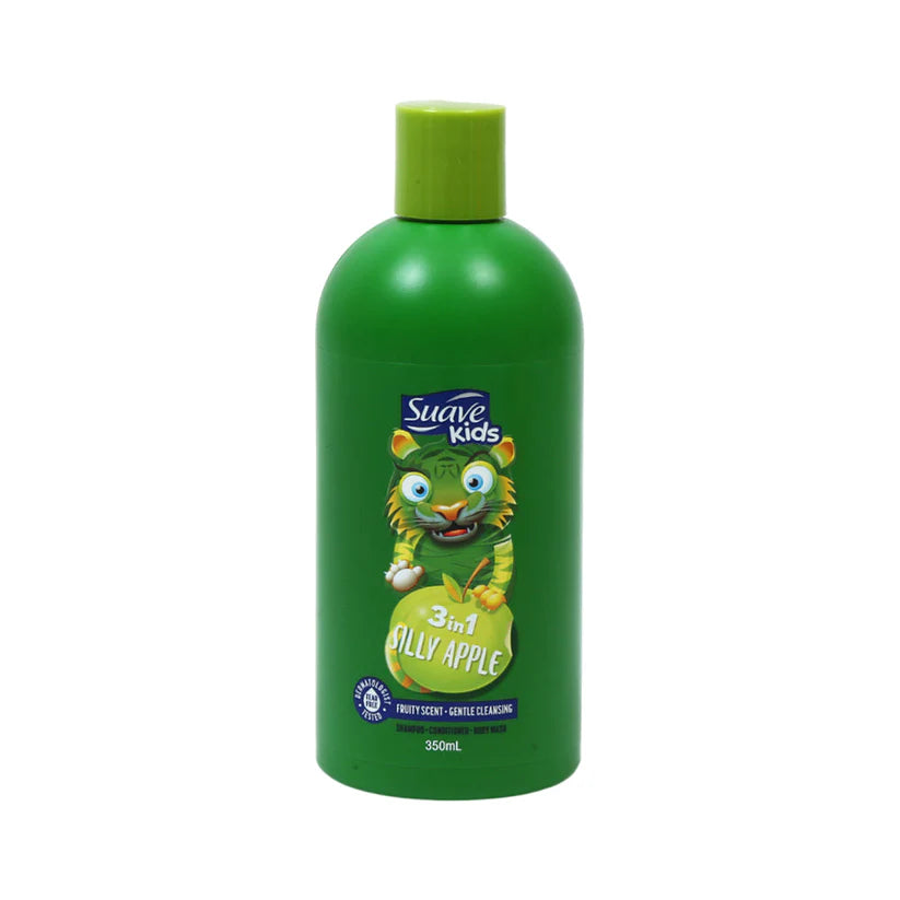 Suave - Silly Apple 3-in-1 Shampoo, Conditioner, Body Wash - 350ml