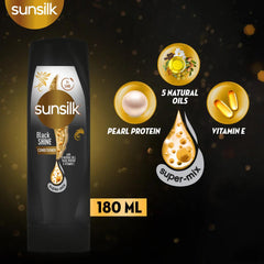 Sunsilk Black Shine Conditioner - 180ml