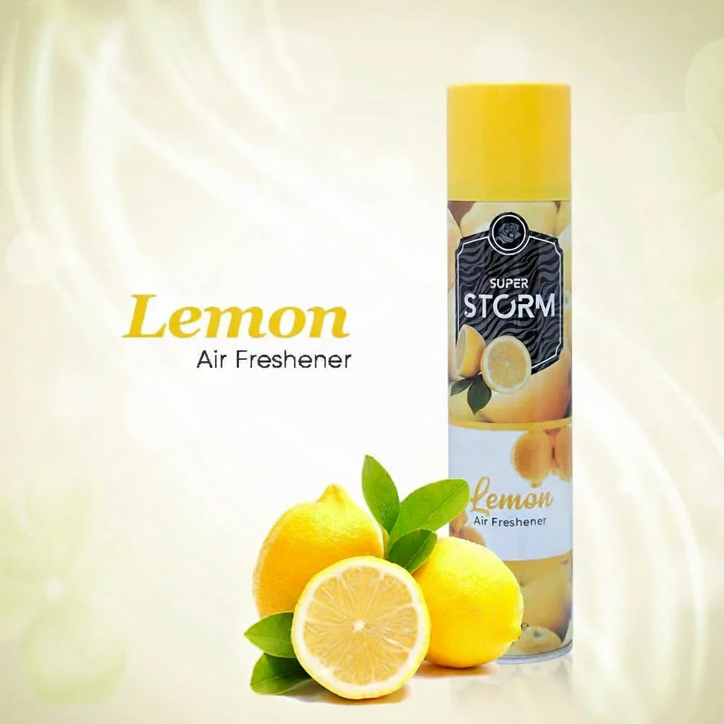 Super Storm Lemon Air Freshener - 300ml