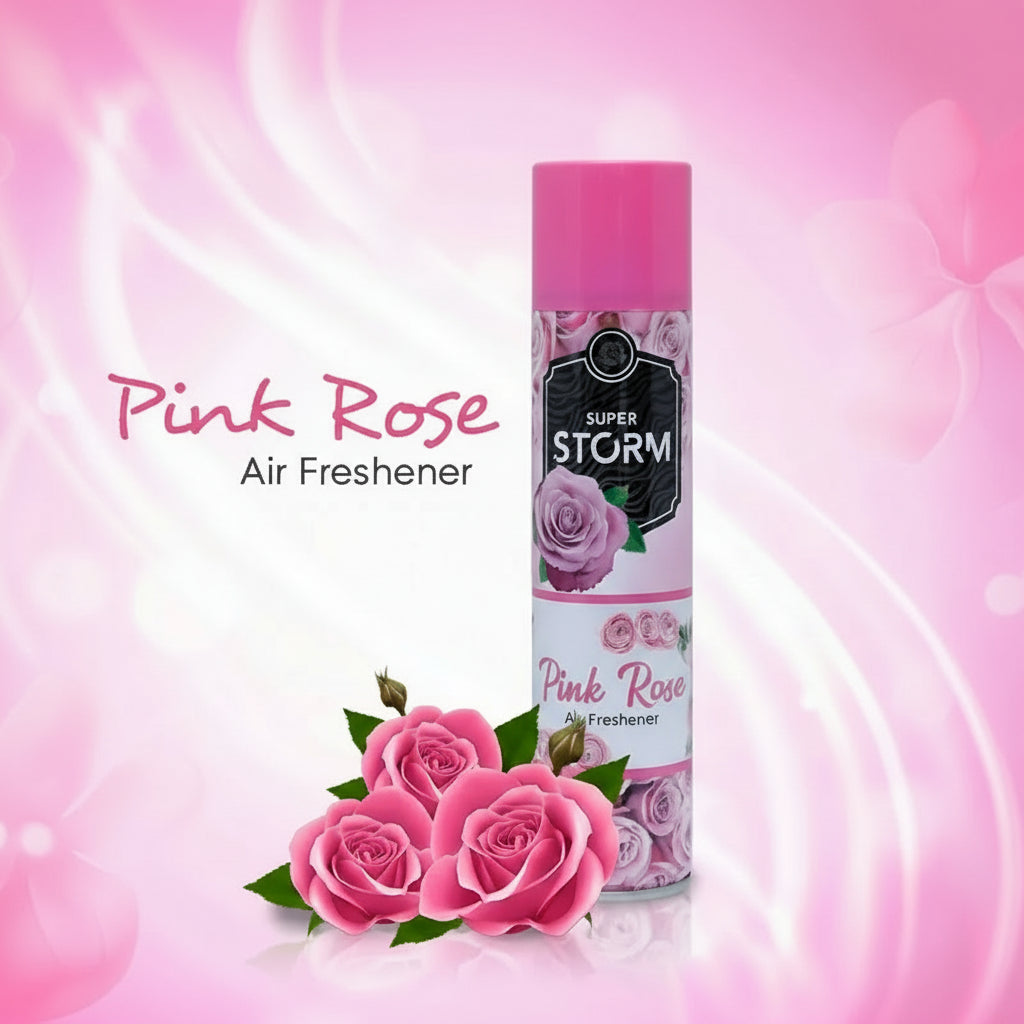 Super Storm Pink Rose Air Freshener - 300ml