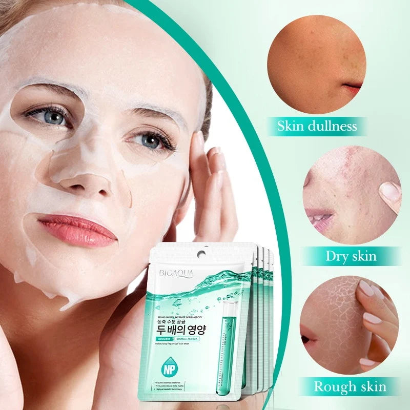 BIOAQUA Ceramide Centella Asiatica Moisturizing Face Sheet Mask - Each