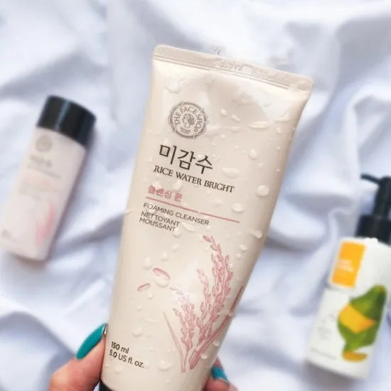 THE FACE SHOP - Rice Water Bright Foaming Cleanser 150ml