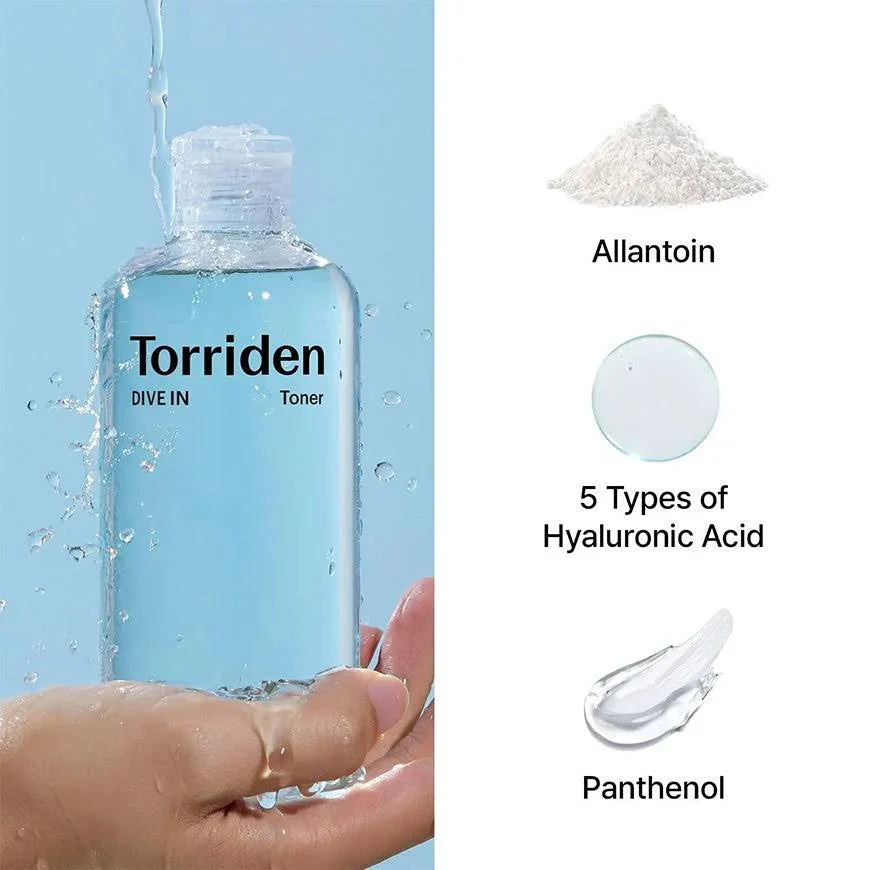 Torriden - DIVE-IN Low Molecule Hyaluronic Acid Toner 300ml