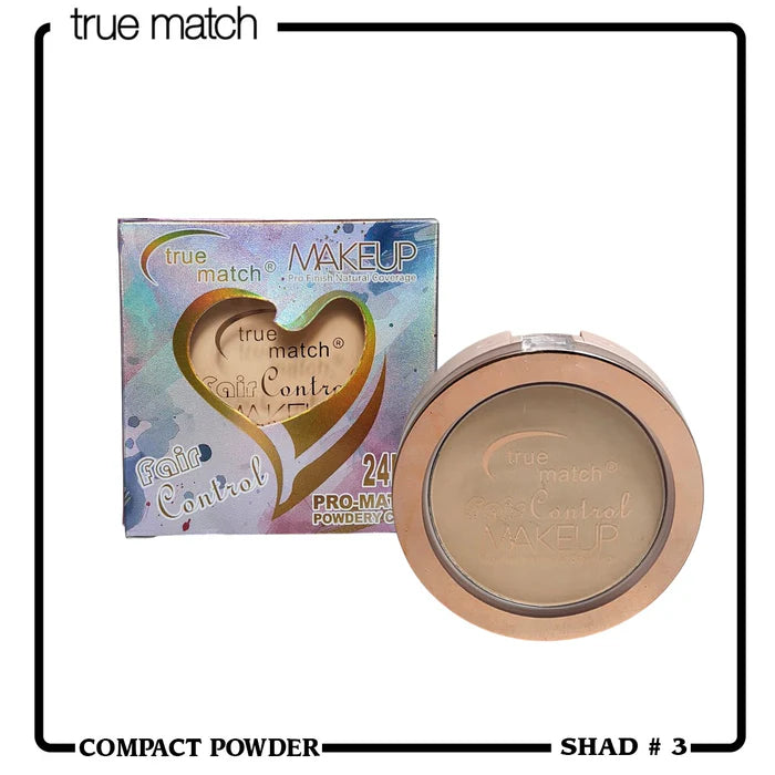 True Match Fair Control Matte Compact Powder - Shade 3