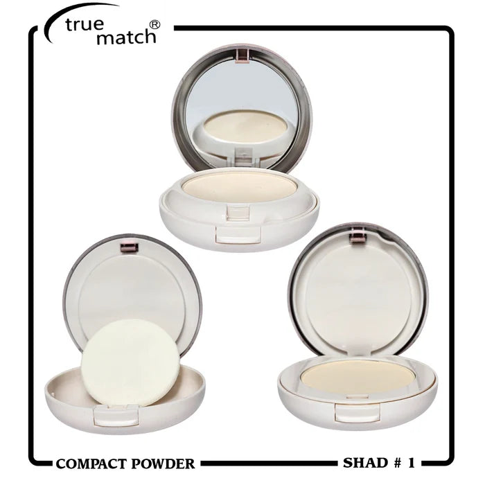 True Match Fit Me Lucent 2 in 1 Face Powder - Shade 1