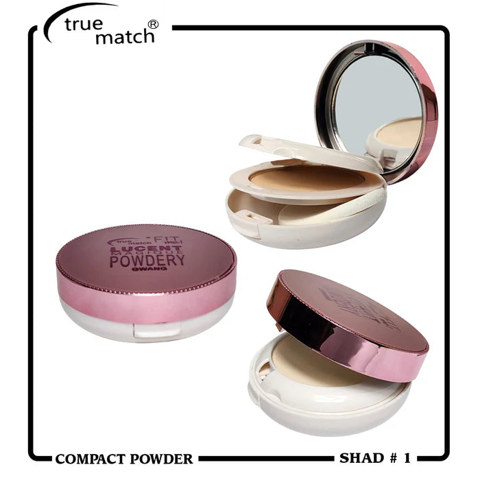 True Match Fit Me Lucent 2 in 1 Face Powder - Shade 1
