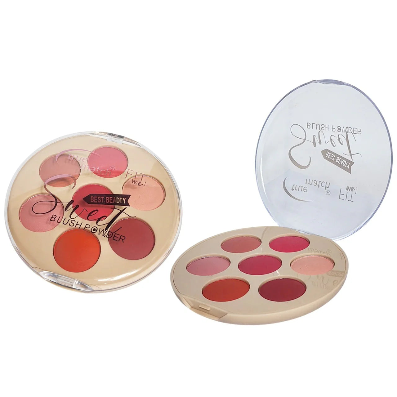True Match Fit me 7 Colors Blush Kit