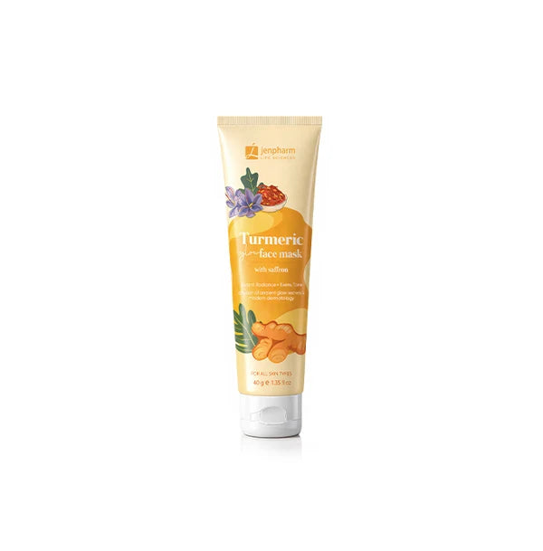 Jenpharm Turmeric Glow Face Mask with Saffron – 40g