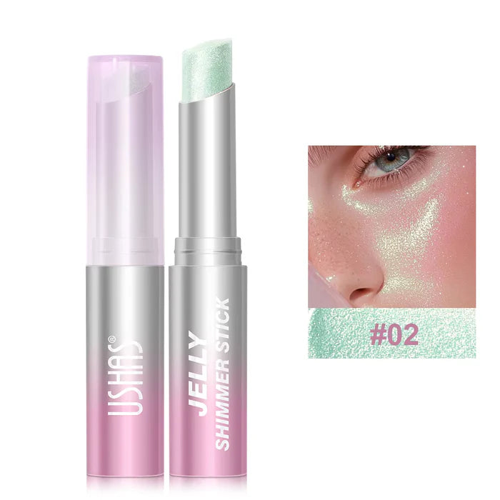 USHAS Jelly Eyeshadow Stick – Long Lasting Metallic Shimmer Eye Color