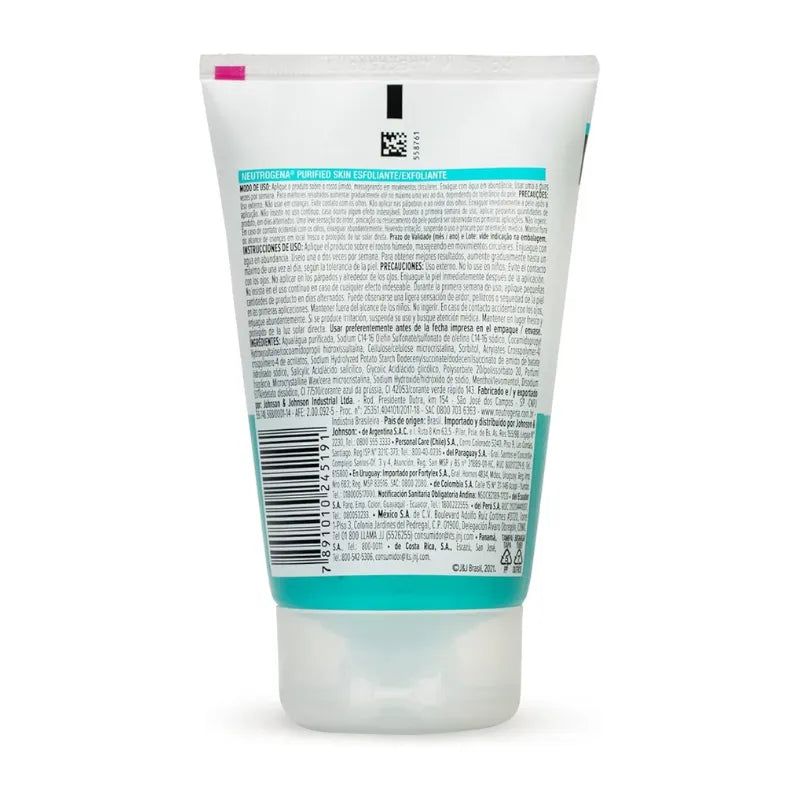 Neutrogena Gel Esfoliante Facial Purified Skin - 100g