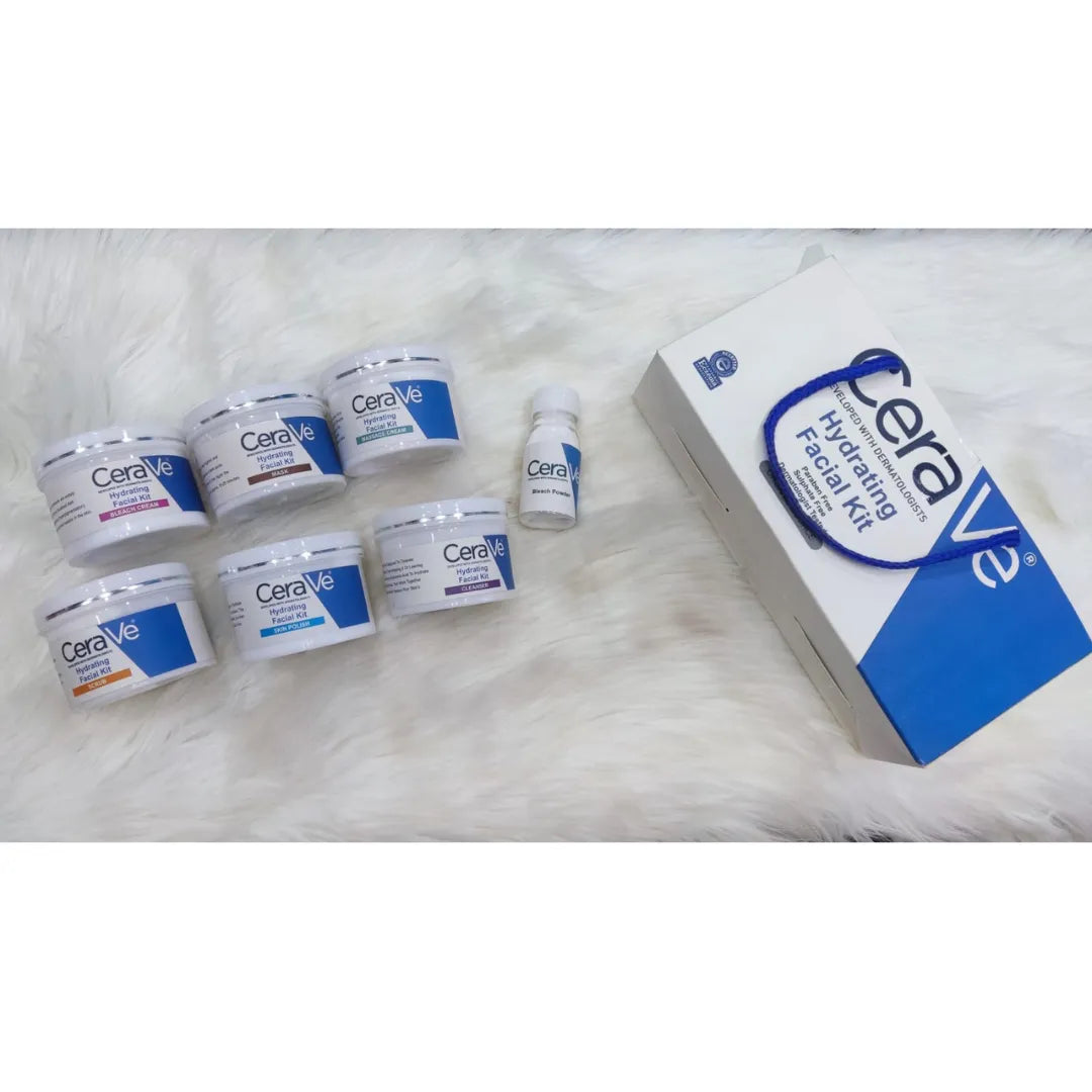 Cerave 6 Step Whitening Brightening Facial Kit