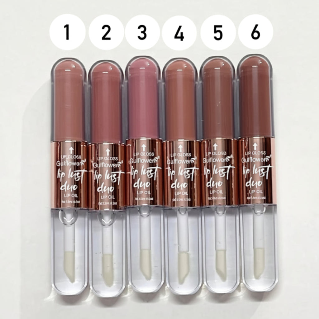 Gulflower Lip Lust Duo lip gloss and lip oil