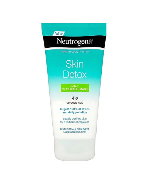 Neutrogena Skin Detox 2in1 Clay Wash Mask – 150ml