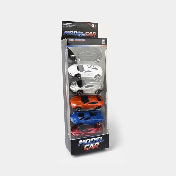 Die Cast Mini Model Cars Pack of 6 Set