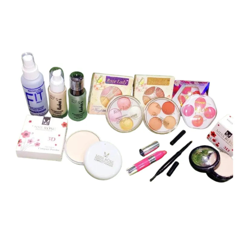 Miss Rose 10 in 1 Full Face Makeup Set