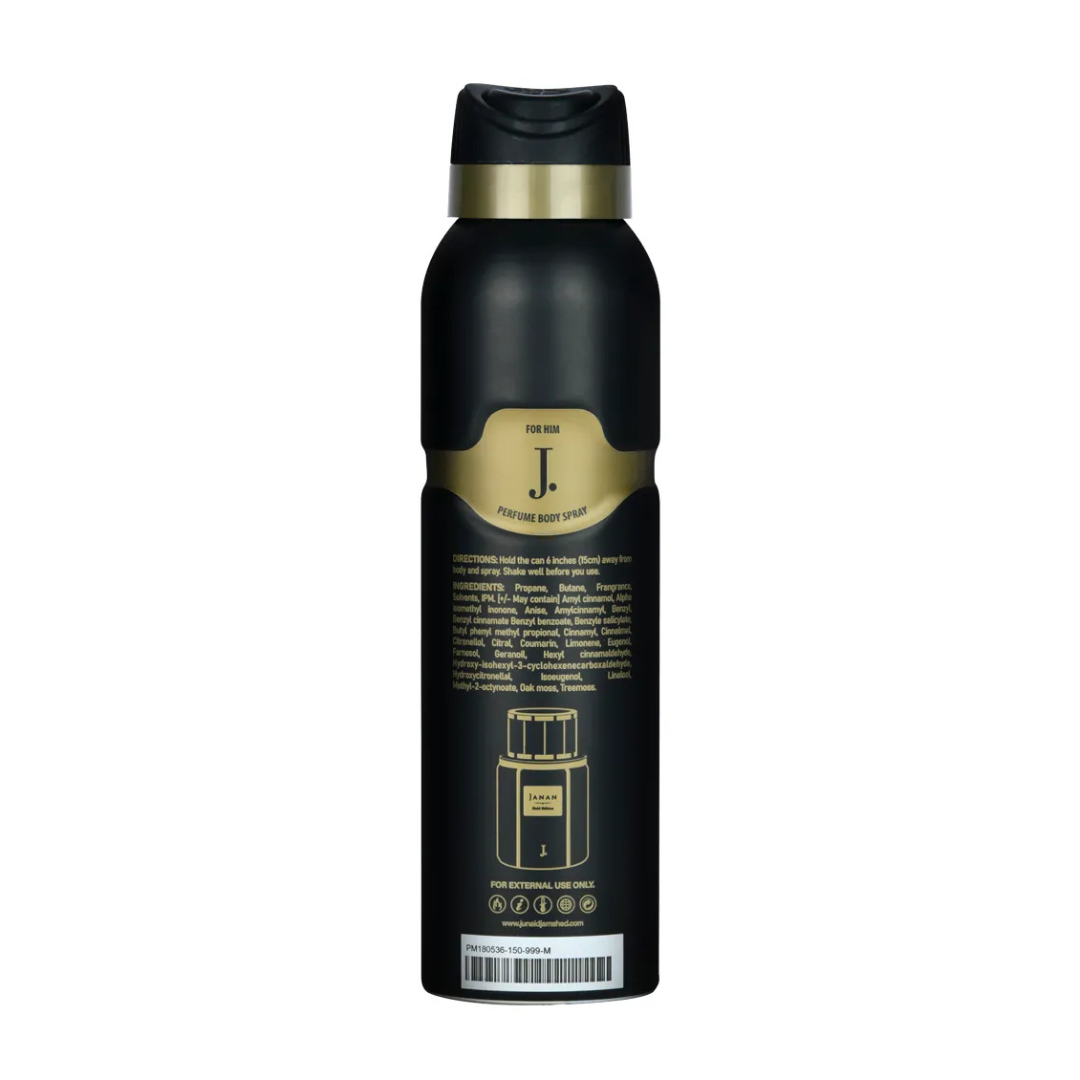 Junaid Jamshed J. Janan Gold Edition For Him Perfume Body Spray 150ml