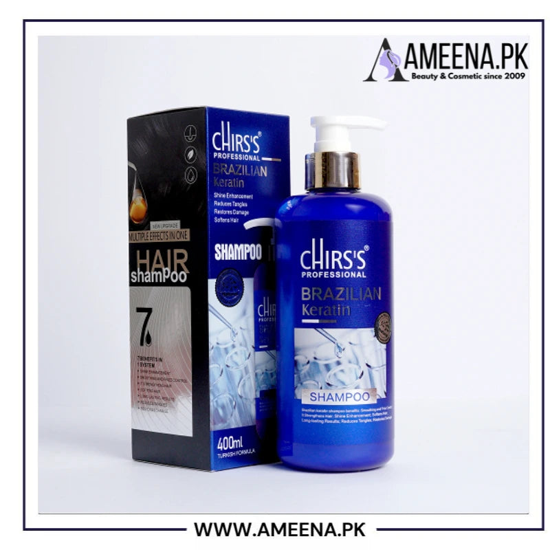 Chirs's Professional Brazelian Keratin Shampoo - 400ml