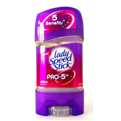 Lady Speed Stick Gel Pro 5 in 1, 48H Anti-Perspirant Deo 65g