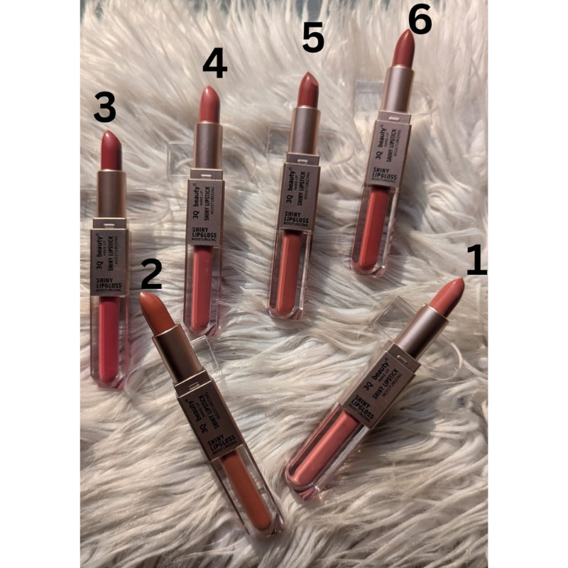 3Q beauty 2in1  Lipstick Lip Gloss