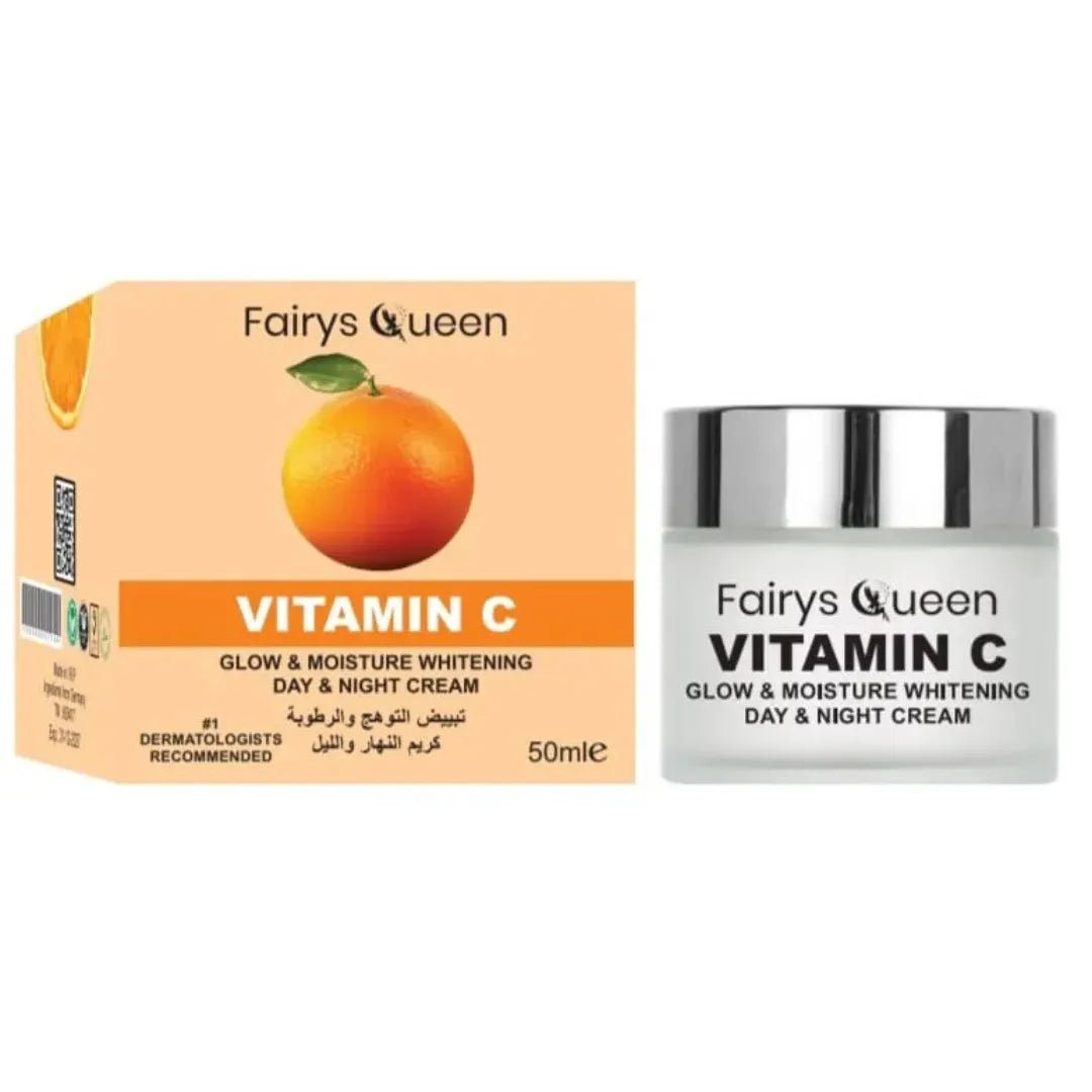 Fairy’s Queen Vitamin C Glow & Moisture Whitening Day & Night Cream – 50ml
