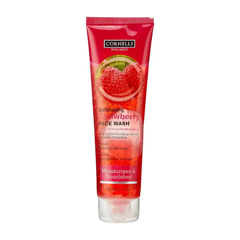 Cornells Wellness Exfoliating Strawberry Face Wash - 150ml