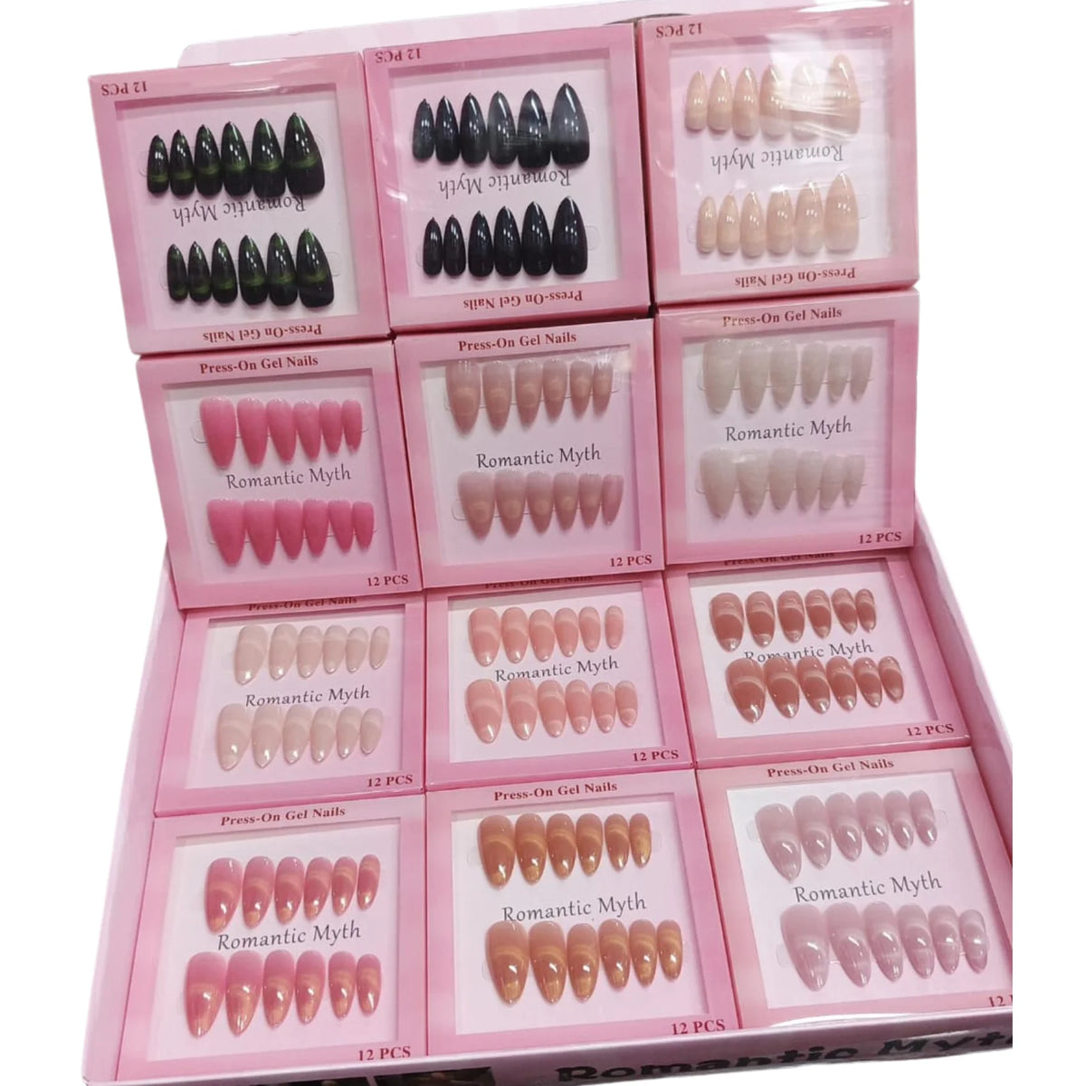 Romantic Myth Press On Gel Nails - 12Pcs