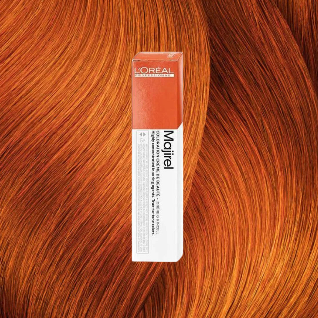 L’Oréal Majirel 7.44 Deep Copper Blonde Hair Colour (50ml)