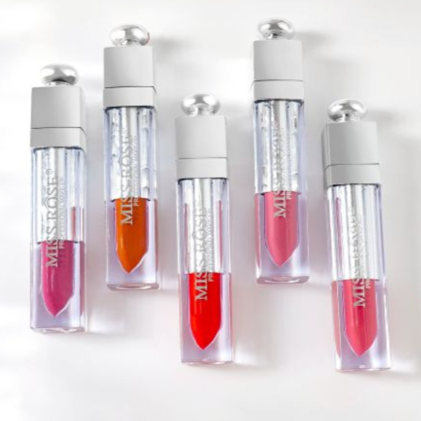 Miss Rose Silver Angelic Matte Lip Gloss - 24Pcs