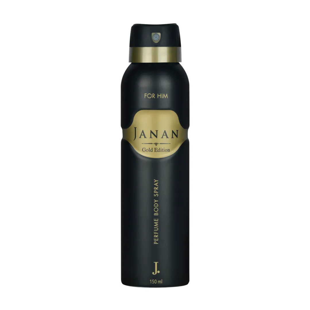Junaid Jamshed J. Janan Gold Edition For Him Perfume Body Spray - 150ml