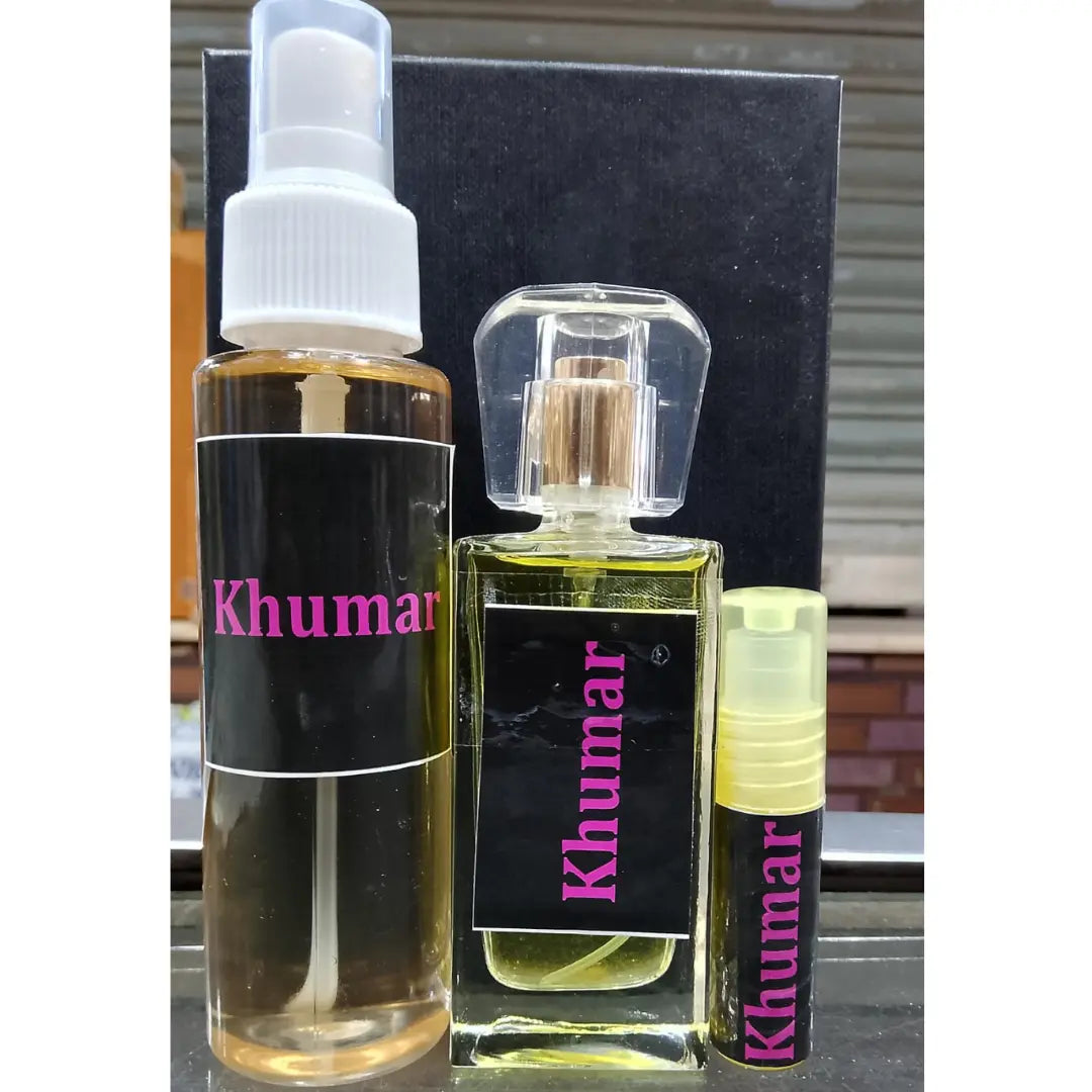 J. Khumar Impression Fragrance Set – 100ml Body Mist, 30ml Perfume & 1.5ml amd Attar