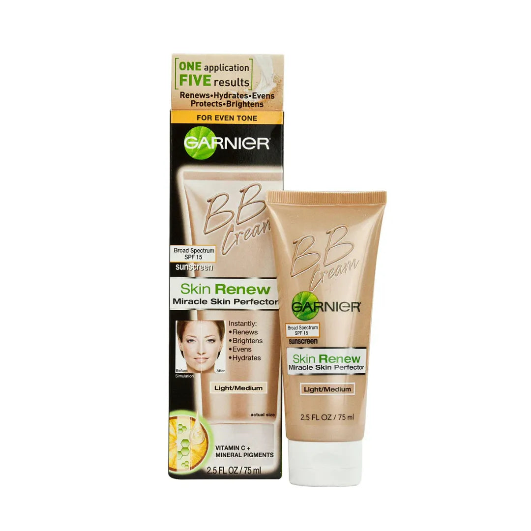 Garnier Skin Renew Miracle Skin Perfector B.B. Cream, Light/Medium – 75ml