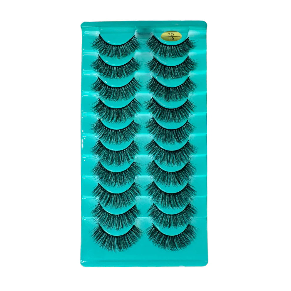 10 Pairs Mink Lashes - Luxurious