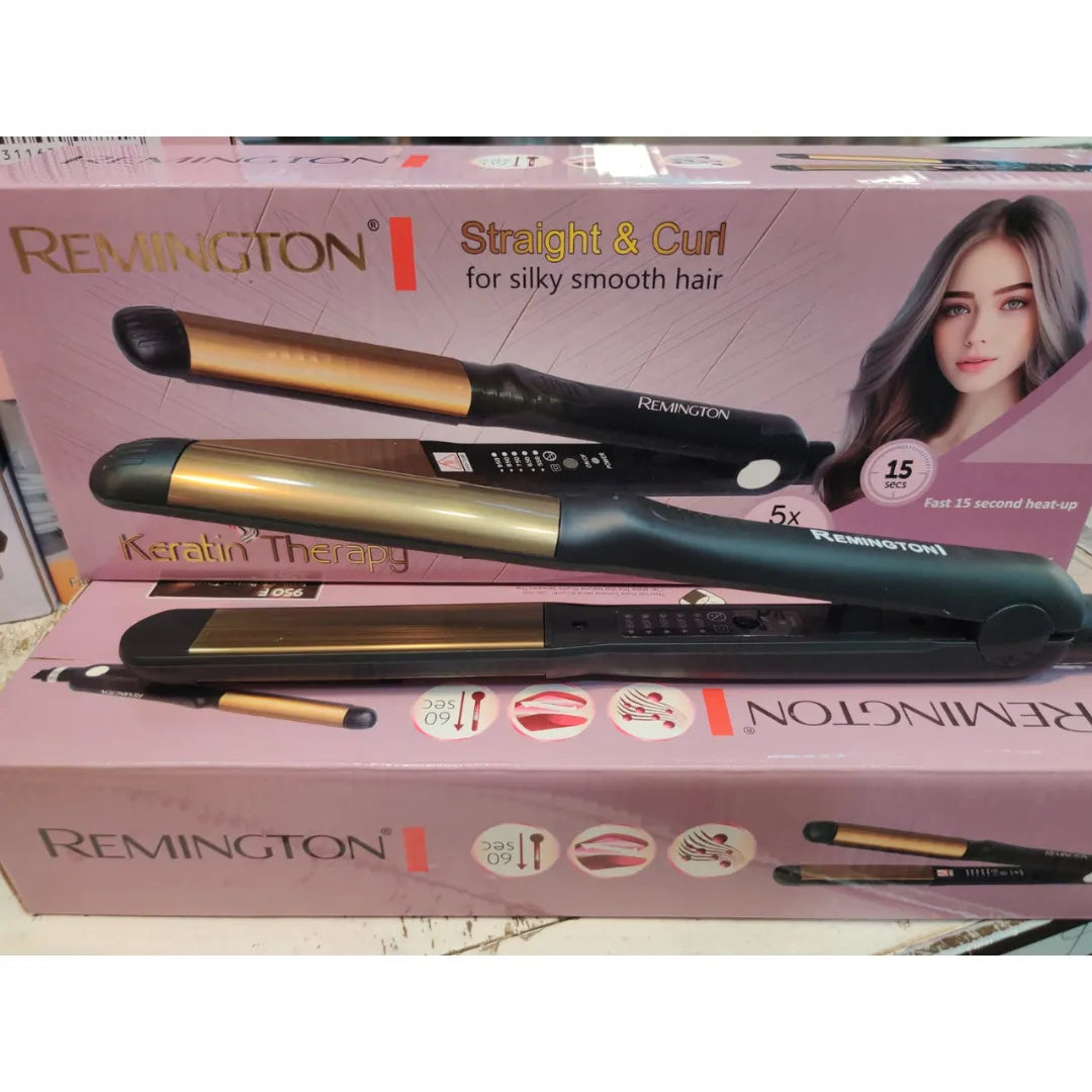 Remington 2-in-1 High Heat Hair Straightener – Sleek & Curl Styler