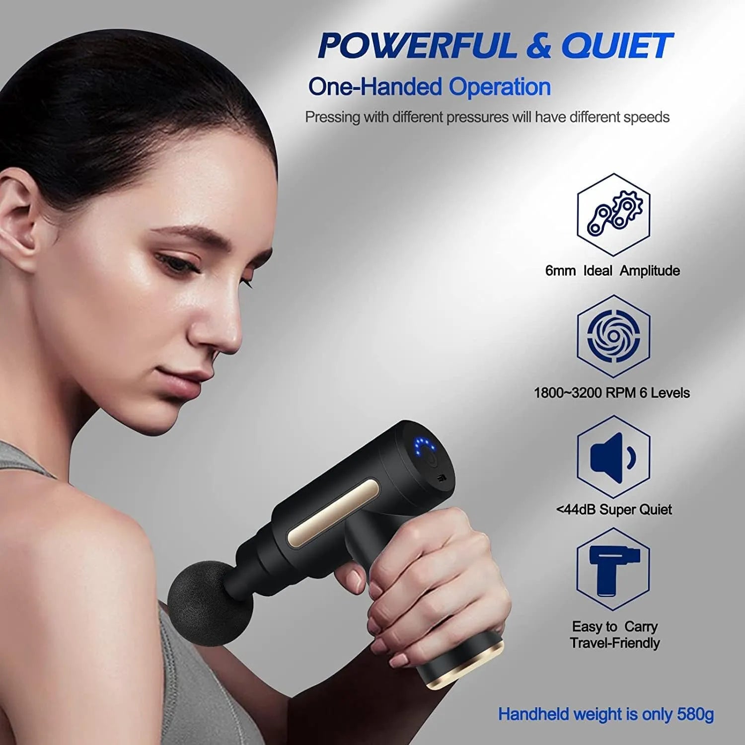 Uplayteck Mini Massage Gun, Muscle Massager