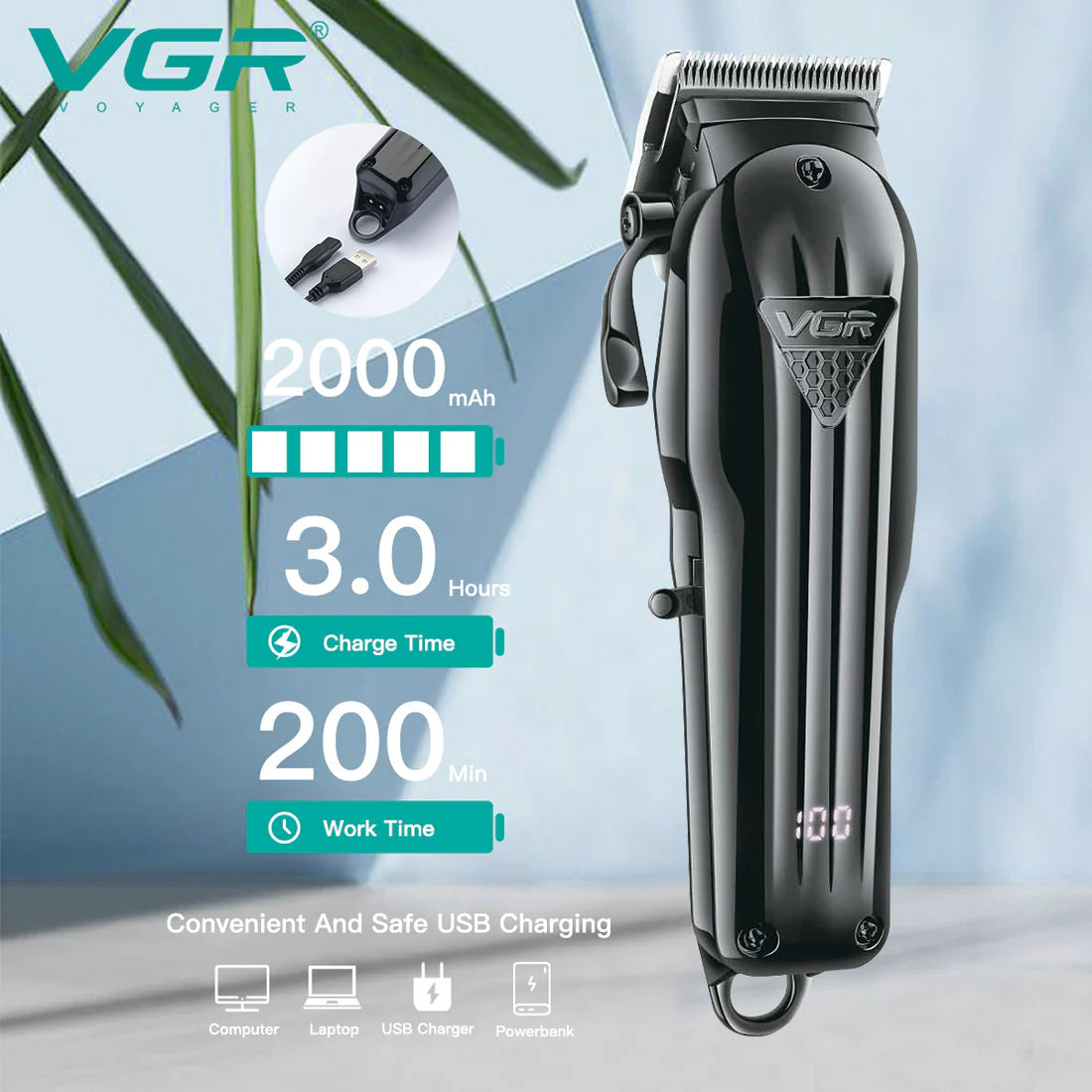 VGR V-282 Rechargeable Hair Trimmer