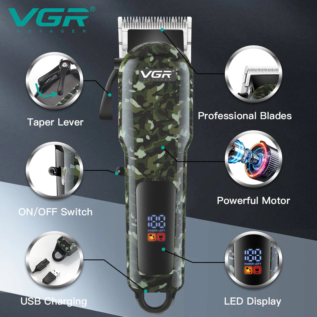 VGR V-665 Hair Clipper