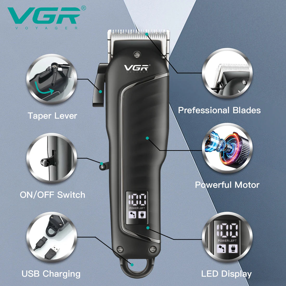 VGR V-683 Hair Clipper