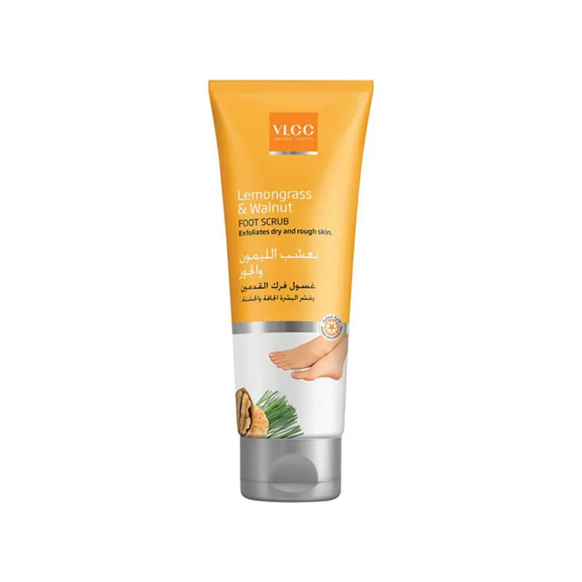 VLCC Lemongrass & Walnut Foot Scrub - 100ml