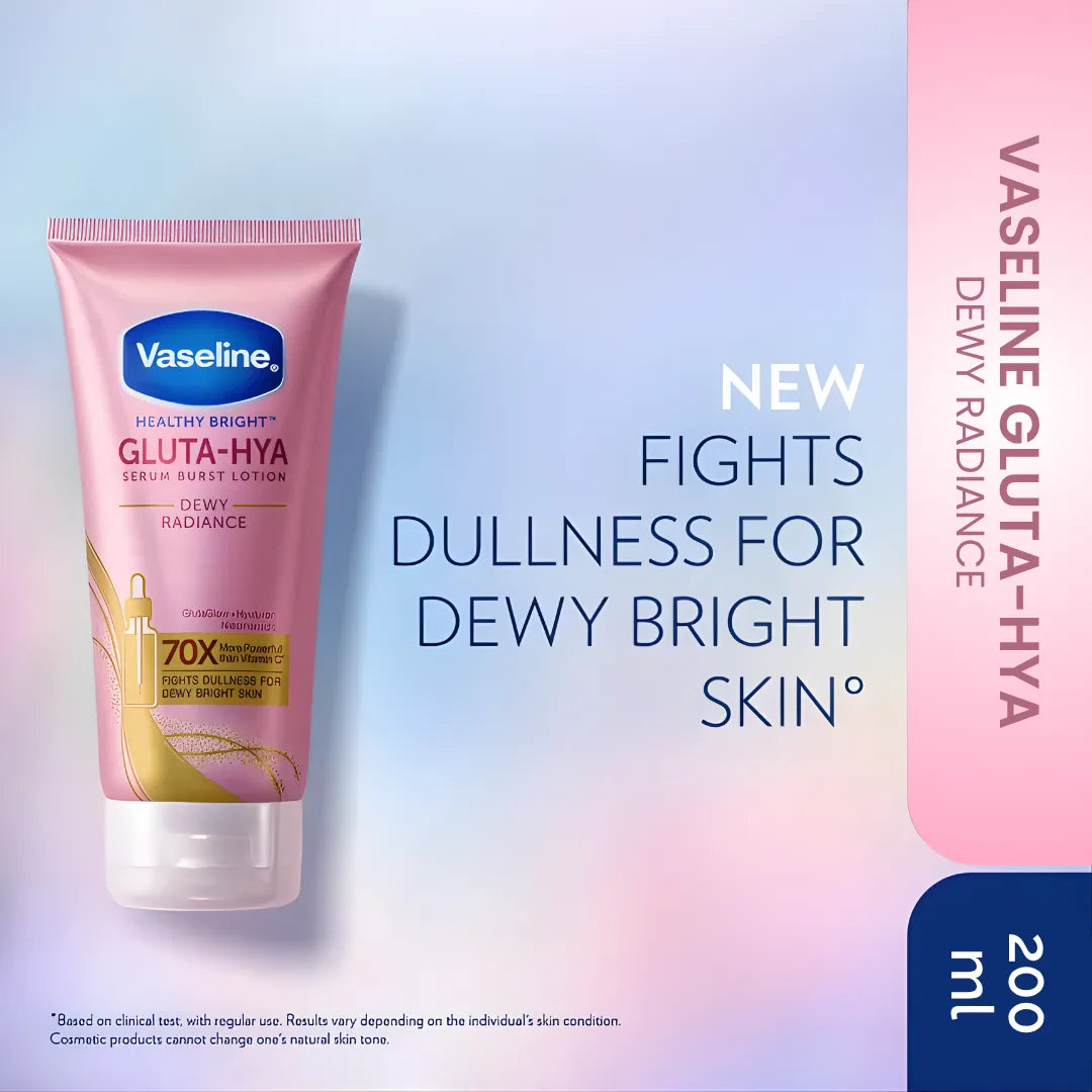 Vaseline Healthy Bright Gluta-Hya Serum Burst Lotion - Made in Thailand