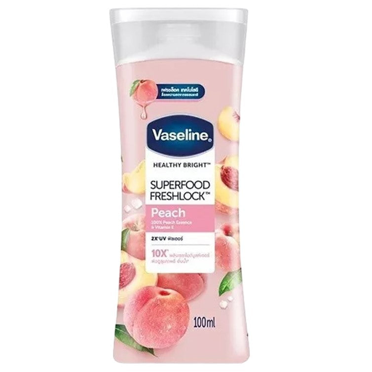 Vaseline - Body Lotion Healthy Bright Super Food Fresh Lock Peach