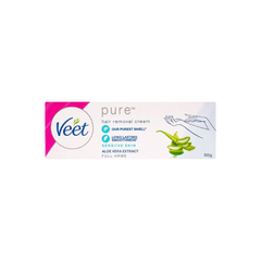 Veet Pure Aloe Vera Extract Sensitive Skin Hair Removal Cream -  50g Full Arms