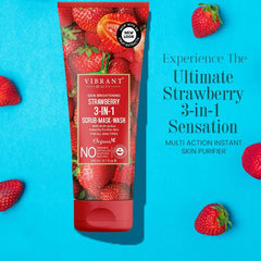 Vibrant Beauty Strawberry 3in1 Scrub-Mask-Wash (200ml)