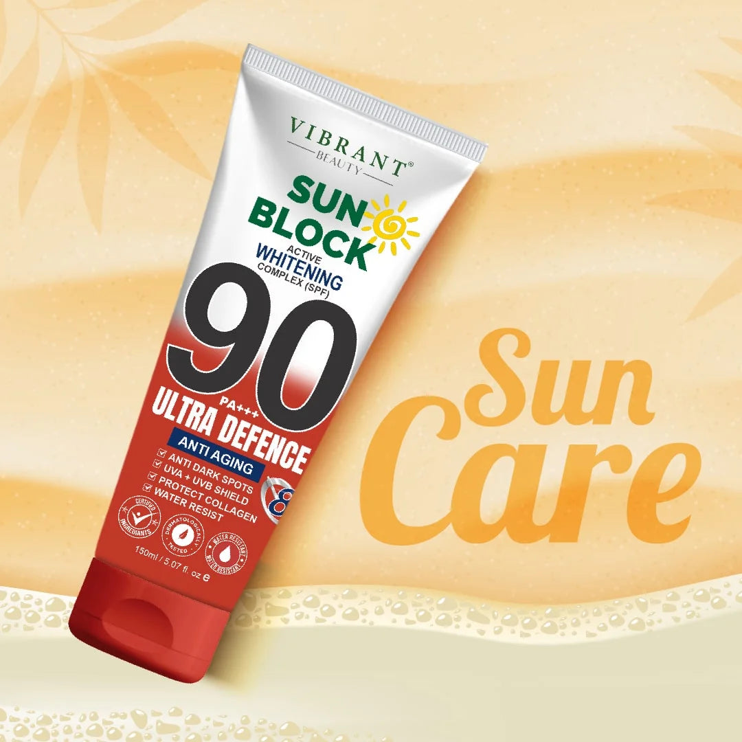 Vibrant Beauty Sun Block Anti Aging Ultra Defence SPF90 - 150ml
